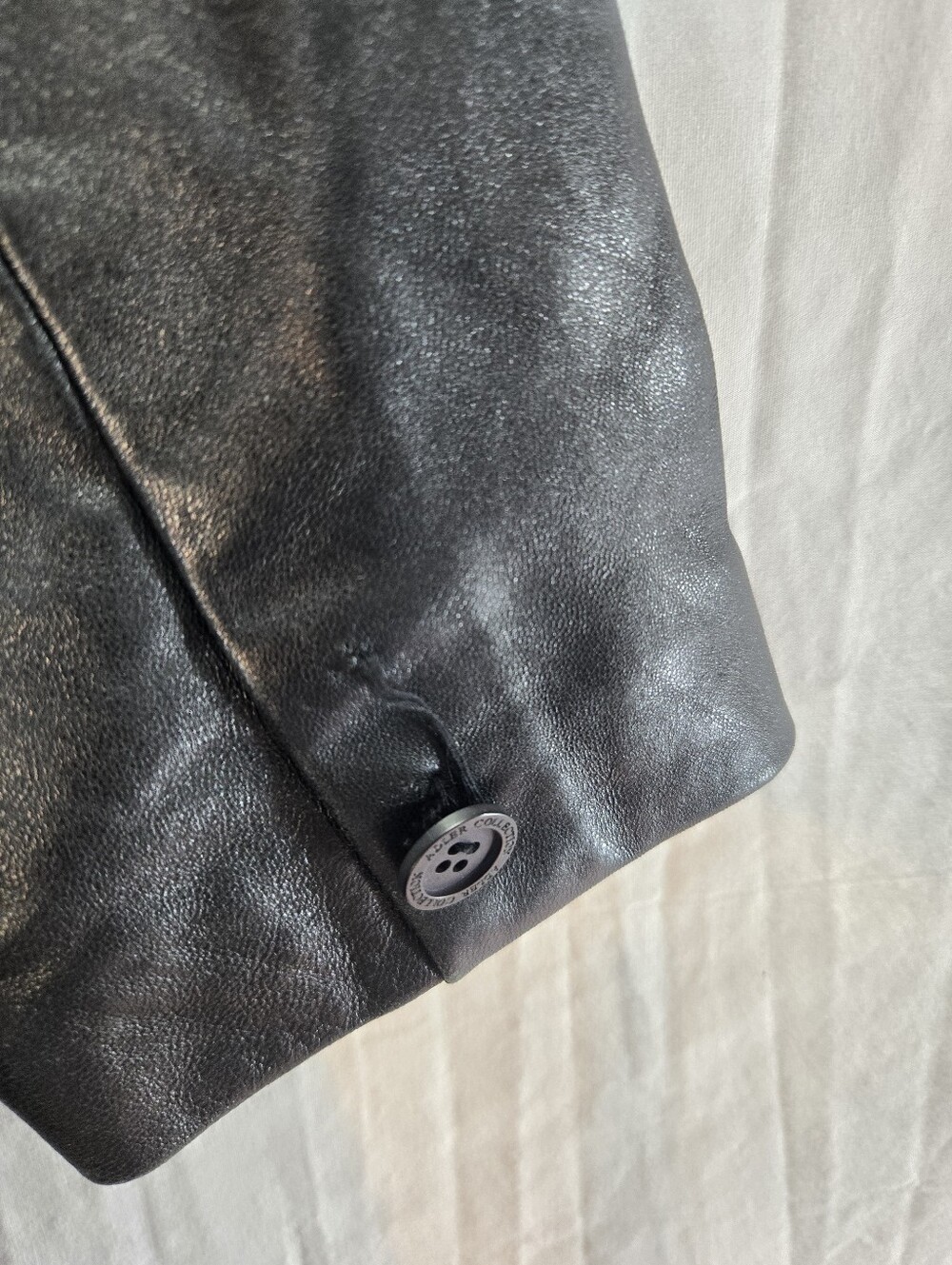Vintage Lamb Leather Jacket Jonathan Adler Collection Women's Large Buffy Style - Picture 5 of 6